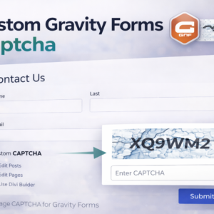 Custom Gravity Forms Captcha — 1‑Site License